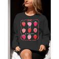 TK Is My Jam Transitional Kindergarten TK Teacher Strawberry Women Crewneck Sweatshirt, funny gift