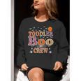 Toddler Boo Crew Halloween Daycare Teacher Kids Women Crewneck Sweatshirt, funny gift