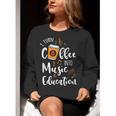 I Turn Coffee Into Music Education Music Teacher Women Crewneck Sweatshirt, funny gift I Turn Coffee Into Music Education Music Teacher Women Crewneck Sweatshirt, funny gift