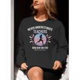 Never Underestimate Teachers Who Runs For Fun Women Crewneck Sweatshirt, funny gift Never Underestimate Teachers Who Runs For Fun Women Crewneck Sweatshirt, funny gift