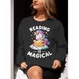 Unicorn Teacher Reading Is Magical Book Women Crewneck Sweatshirt, funny gift Unicorn Teacher Reading Is Magical Book Women Crewneck Sweatshirt, funny gift