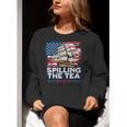 US History Teacher Boston Spilling The Tea Since 1773 Women Crewneck Sweatshirt, History Teacher Sweatshirts, funny gift US History Teacher Boston Spilling The Tea Since 1773 Women Crewneck Sweatshirt, History Teacher Sweatshirts, funny gift