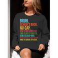 Vintage Bruh We Back No Cap Bruh We'Re Back Student Teacher Women Crewneck Sweatshirt, funny gift