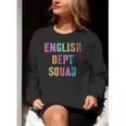 Vintage ENGLISH DEPT SQUAD Back To School Teacher Student Women Crewneck Sweatshirt, English Teacher Sweatshirts, funny gift Vintage ENGLISH DEPT SQUAD Back To School Teacher Student Women Crewneck Sweatshirt, English Teacher Sweatshirts, funny gift