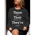 Vocabulary Police Their There They'Re English Teacher Women Crewneck Sweatshirt, English Teacher Sweatshirts, funny gift Vocabulary Police Their There They'Re English Teacher Women Crewneck Sweatshirt, English Teacher Sweatshirts, funny gift
