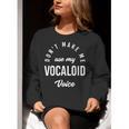 Vocaloid Voice Vocal Music Teacher Singer Singing Women Crewneck Sweatshirt, funny gift Vocaloid Voice Vocal Music Teacher Singer Singing Women Crewneck Sweatshirt, funny gift