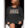 Walkie Calls Are My Cardio SPED Teacher Inclusion ABA Women Crewneck Sweatshirt, funny gift