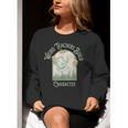 Weird Teachers Build Character- Teacher's Day Women Crewneck Sweatshirt, funny gift