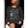 Wellness Wednesday Nurse Counselor Teacher Quotes Women Crewneck Sweatshirt, funny gift