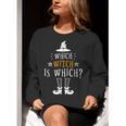 Which Witch Is Which Halloween Grammar Teacher Costume Women Crewneck Sweatshirt, funny gift Which Witch Is Which Halloween Grammar Teacher Costume Women Crewneck Sweatshirt, funny gift