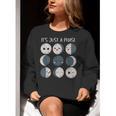 Women Science Teacher Moon Phases Scientist Back To School Women Crewneck Sweatshirt, Science Teacher Sweatshirts, funny gift