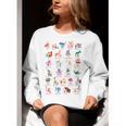 American Sign Language For Teachers ASL Alphabet Women Crewneck Sweatshirt, funny gift American Sign Language For Teachers ASL Alphabet Women Crewneck Sweatshirt, funny gift