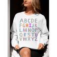 Back To School Kindergarten Alphabet ABC Teacher Women Kids Women Crewneck Sweatshirt, funny gift Back To School Kindergarten Alphabet ABC Teacher Women Kids Women Crewneck Sweatshirt, funny gift