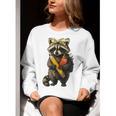 Back To School Raccoon Teachers Student Kids Women Crewneck Sweatshirt, funny gift Back To School Raccoon Teachers Student Kids Women Crewneck Sweatshirt, funny gift
