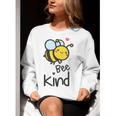 Bee Kind Bumble Bee Anti Bullying Teacher Kindness Matters Women Crewneck Sweatshirt, funny gift Bee Kind Bumble Bee Anti Bullying Teacher Kindness Matters Women Crewneck Sweatshirt, funny gift