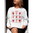 Bilingual Education Is My Jam Strawberry Spanish Teacher Women Crewneck Sweatshirt, funny gift Bilingual Education Is My Jam Strawberry Spanish Teacher Women Crewneck Sweatshirt, funny gift