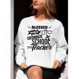 Blessed To Be A Catholic School Teacher Christian Teaching Women Crewneck Sweatshirt, funny gift Blessed To Be A Catholic School Teacher Christian Teaching Women Crewneck Sweatshirt, funny gift