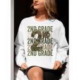 Camo Team 2nd Grade Squad Back To School Teacher Kids Boys Women Crewneck Sweatshirt, 2nd Grade Teacher Sweatshirts, funny gift