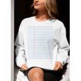Colleged Ruled Paper Lined Writer Student Professor Teacher Women Crewneck Sweatshirt, funny gift Colleged Ruled Paper Lined Writer Student Professor Teacher Women Crewneck Sweatshirt, funny gift
