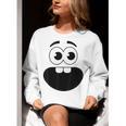 Creepy Carrots Face Teacher Halloween Costume Matching Women Crewneck Sweatshirt, funny gift Creepy Carrots Face Teacher Halloween Costume Matching Women Crewneck Sweatshirt, funny gift