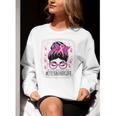 CTE Teacher In October We Wear Pink Breast Cancer Awareness Women Crewneck Sweatshirt, funny gift CTE Teacher In October We Wear Pink Breast Cancer Awareness Women Crewneck Sweatshirt, funny gift