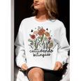 Cultivando Bilingues Dual Language Crew Bilingual Teacher Men Women Girls Kids Women Crewneck Sweatshirt, funny gift