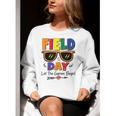 Field Day 2025 Let The Games Begin Kids Boys Girls Teachers Women Crewneck Sweatshirt, funny gift Field Day 2025 Let The Games Begin Kids Boys Girls Teachers Women Crewneck Sweatshirt, funny gift