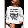 Halloween Calculus Teacher Prisoner Costume Women Crewneck Sweatshirt, funny gift