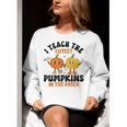 Halloween Teacher I Teach The Cutest Pumpkins In The Patch Women Crewneck Sweatshirt, funny gift Halloween Teacher I Teach The Cutest Pumpkins In The Patch Women Crewneck Sweatshirt, funny gift