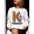 K Is For Kindness Unity Day Teacher Kids Women Crewneck Sweatshirt, funny gift