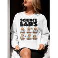 Labrador Retriever Science Labs Dog Lover Teacher Women Crewneck Sweatshirt, Science Teacher Sweatshirts, funny gift