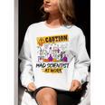 Mad Scientist Halloween Costume Science Teacher Women Crewneck Sweatshirt, Science Teacher Sweatshirts, funny gift