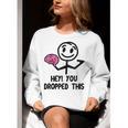 Nerdy Hey You Dropped This Brain Math Teacher Women Crewneck Sweatshirt, funny gift Nerdy Hey You Dropped This Brain Math Teacher Women Crewneck Sweatshirt, funny gift