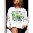 One Lucky Teacher St Patrick's Day Irish Teacher Lucky Era Women Crewneck Sweatshirt, funny gift One Lucky Teacher St Patrick's Day Irish Teacher Lucky Era Women Crewneck Sweatshirt, funny gift