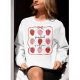 Preschool Is My Jam Strawberry Teacher First Day Of School Women Crewneck Sweatshirt, funny gift Preschool Is My Jam Strawberry Teacher First Day Of School Women Crewneck Sweatshirt, funny gift