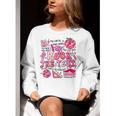 Rock The Test Testing Day Don't Stress Do Your Best Teacher For Men Women Girls Kids Women Crewneck Sweatshirt, funny gift