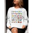 SPANISH ALPHABET MAESTRA SPANISH TEACHER Women Crewneck Sweatshirt, funny gift