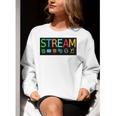 Stream Technology Robotics Shirt For Teachers And Students Premium Tri-Blend Women Crewneck Sweatshirt, funny gift