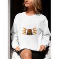 I Teach The Cutest Pre-K Pilgrims Thanksgiving Teacher Item Women Crewneck Sweatshirt, funny gift