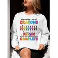 Teacher We Are Like a Box Of Crayons Back To School Women Crewneck Sweatshirt, funny gift Teacher We Are Like a Box Of Crayons Back To School Women Crewneck Sweatshirt, funny gift