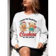 Teacher Of Smart Cookies Cute Gingerbread Teacher Christmas Women Crewneck Sweatshirt, funny gift