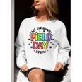 Teacher Student Field Day Let The Games Begin Field Day Women Crewneck Sweatshirt, funny gift Teacher Student Field Day Let The Games Begin Field Day Women Crewneck Sweatshirt, funny gift