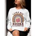 Teacher-TShirt I Like Big Books & I Cannot Lie Reading For Women Women Crewneck Sweatshirt, funny gift Teacher-TShirt I Like Big Books & I Cannot Lie Reading For Women Women Crewneck Sweatshirt, funny gift