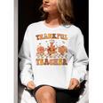 Thankful Teacher Retro Groovy Thanksgiving Fall Women Men Women Crewneck Sweatshirt, Groovy Teacher Sweatshirts, funny gift Thankful Teacher Retro Groovy Thanksgiving Fall Women Men Women Crewneck Sweatshirt, Groovy Teacher Sweatshirts, funny gift