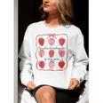 Transitional Kindergarten Is My Jam Strawberry TK Teacher Women Crewneck Sweatshirt, funny gift Transitional Kindergarten Is My Jam Strawberry TK Teacher Women Crewneck Sweatshirt, funny gift