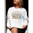Wildflower Para Floral Paraprofessional Paraeducator Teacher Women Crewneck Sweatshirt, funny gift