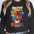 100th Day Of School Teachers Kids Child Happy 100 Days Women Crewneck Sweatshirt, funny design 100th Day Of School Teachers Kids Child Happy 100 Days Women Crewneck Sweatshirt, funny design