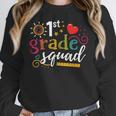 1st First Grade Squad Student Teacher Back To School Women Crewneck Sweatshirt, First Grade Teacher Gifts, funny design 1st First Grade Squad Student Teacher Back To School Women Crewneck Sweatshirt, First Grade Teacher Gifts, funny design