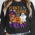 1st Grade Boo Crew Teacher Student Halloween Costume Women Crewneck Sweatshirt, funny design