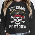 3rd Grade Pirate Crew Halloween Costume Student Teacher Women Crewneck Sweatshirt, funny design 3rd Grade Pirate Crew Halloween Costume Student Teacher Women Crewneck Sweatshirt, funny design